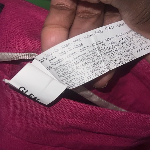 Zara Linen Blended Shorts size Small - Picture 6 of 6